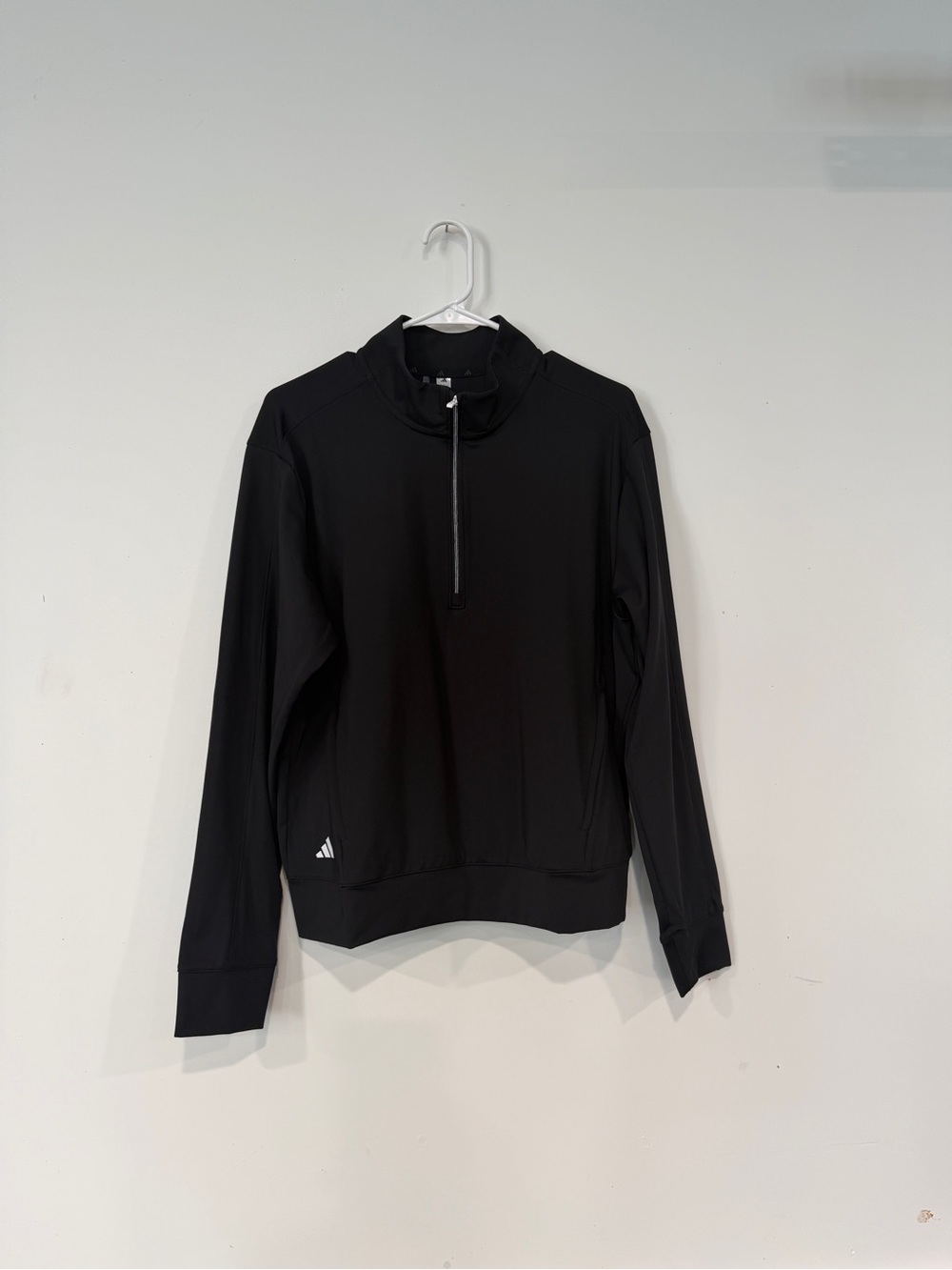 adidas women’s Black Half-Zip Athletic Pullover